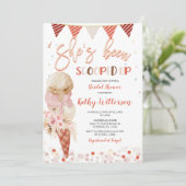 Ze heeft het Vrijgezellenfeest van Ice Cream opger Kaart (Staand voorkant)