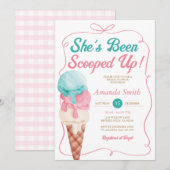 Ze heeft Ice Cream Bow Vrijgezellenfeest opgepakt Kaart (Voorkant / Achterkant)