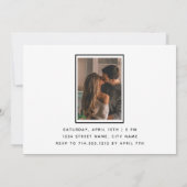 ZE HEEFT JA GEZEGD 2 Foto Kalligrafie Verloving Fe Kaart (Achterkant)