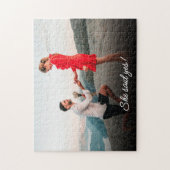Ze Heeft Ja Gezegd! Aangepaste Foto Aankondiging V Legpuzzel (Verticaal)