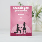 Ze Heeft Ja Gezegd! Kaart (Staand voorkant)