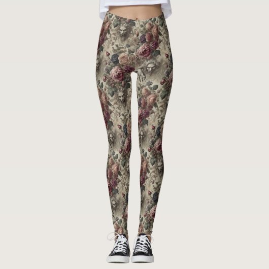 Ze heeft klauwen - gotisch Victoriaans Leggings (Voorkant)