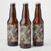 Ze heeft klauwen - gotische bloem bier etiket (Flessen)