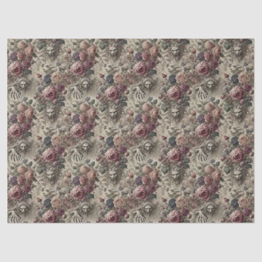 Ze heeft klauwen - gotische bloem tissuepapier (Voorkant)