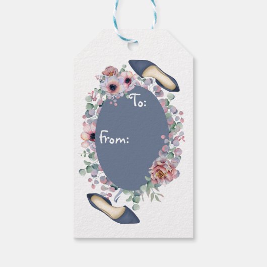 Ze heeft Labels met stijlcadeaus Cadeaulabel (Achterkant)