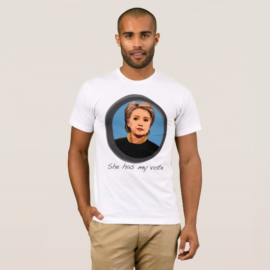 Ze heeft mijn Shirt Hillary Clinton (Voorkant volledig)