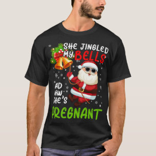 Ze heeft m'n bonen met de zwangere kerst van de ke t-shirt