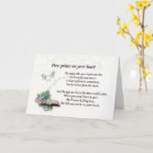 Ze heeft pootafdrukken achtergelaten op je hart sy kaart (Gele Bloem)