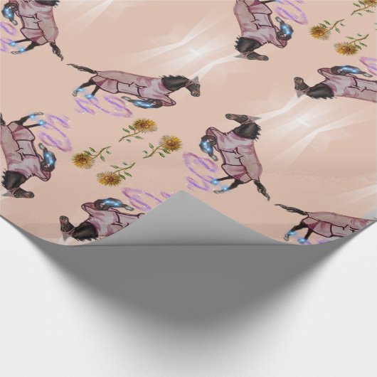 Ze heeft te veel lol! cadeaupapier (Hoek)