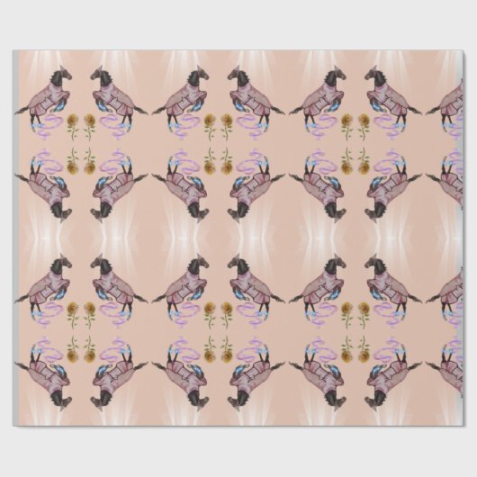 Ze heeft te veel lol! cadeaupapier (Vlak)