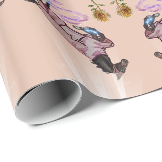 Ze heeft te veel lol! cadeaupapier (Rol Hoek)