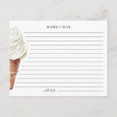 Ze heeft vanille bruids recept Kaart opgeraapt (Achterkant)