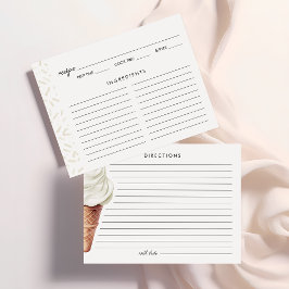 Ze heeft vanille bruids recept Kaart opgeraapt