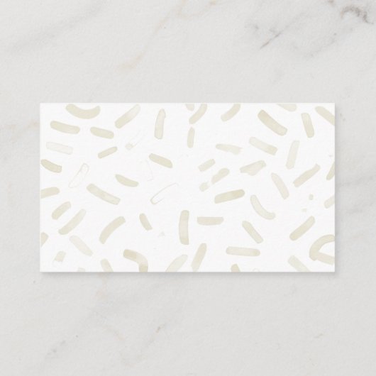 Ze heeft vanille display douche opgepakt informatiekaartje (Achterkant)