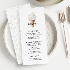 Ze heeft vanille-Vrijgezellenfeest opgeraapt Menu