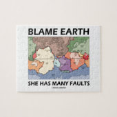 Ze heeft veel gebreken (Bord tektonica) Legpuzzel (Horizontaal)