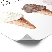 Ze heeft Vrijgezellenfeest Sundae Bar opgezocht Poster (Hoek)