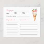 Ze heeft Vrijgezellenfeesten recept Kaart bedacht (Voorkant)