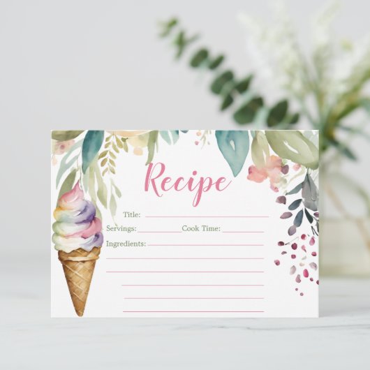 Ze heeft Vrijgezellenfeesten recept Kaart bedacht (Staand voorkant)