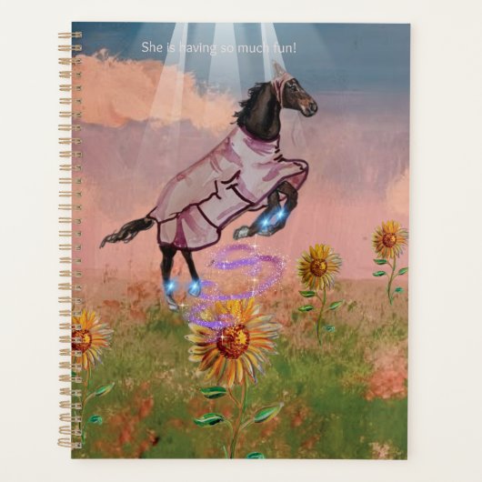 Ze heeft zoveel plezier! planner (Voorkant)