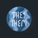 ZE/HEN Pronounges Colorful Handgeschreven Blue Ronde Button 3,2 Cm<br><div class="desc">Decoreer je outfit met deze coole kunstknop. Het is een geweldig cadeau! U kunt het aanpassen en tekst ook toevoegen. Bekijk mijn winkel voor veel meer kleuren en patronen! Laat me weten of je ook iets op maat wilt.</div>