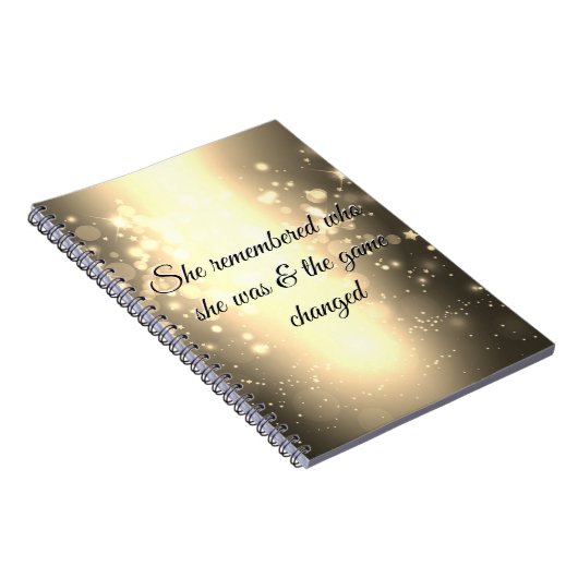 Ze herinnerde zich wie ze was en het spel verander notitieboek (Rechterzijde)