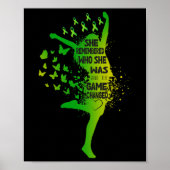 Ze herinnerde zich wie ze was en het spel verander poster (Voorkant)