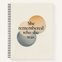 Ze herinnerde zich wie ze was Spiraal Notebook – M