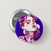 ZE HET AFBEELDING RONDE BUTTON 5,7 CM (Voorkant /achterkant)