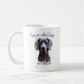 Ze heten het Great Dane Dog Pet Fun Quote Koffiemok (Links)
