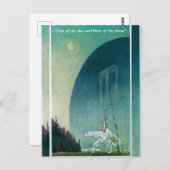 Ze hield de tong naar het Beer Kay Nielsen Briefkaart (Voorkant / Achterkant)