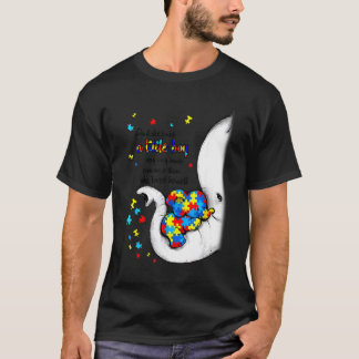 Ze Hield Van Een Klein Jongen Baby Olifant Autisme T-shirt