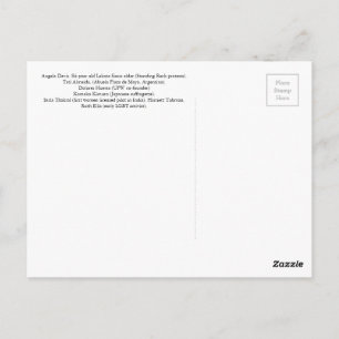 Ze hield vol briefkaart