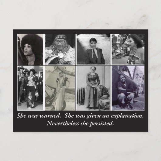 Ze hield vol briefkaart (Voorkant)