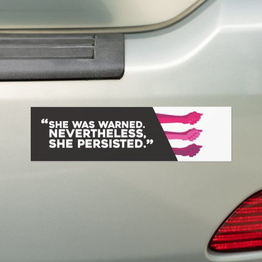 Ze hield vol. bumpersticker (Op auto)