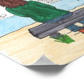 Ze hield vol (depressie en angst) 11x14 poster (Hoek)