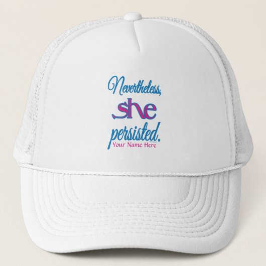 Ze Hield Vol Met Jouw Naam Trucker Pet (Voorkant)