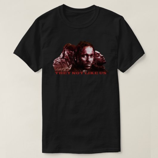 Ze houden niet van ons - Kendrick Lamar T-shirt (Design voorkant)