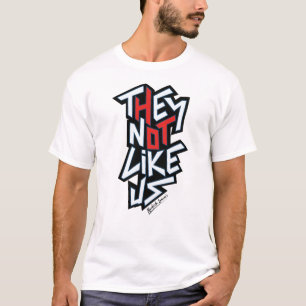 ze houden niet van ons, Kendrick Lamar's songtekst T-shirt