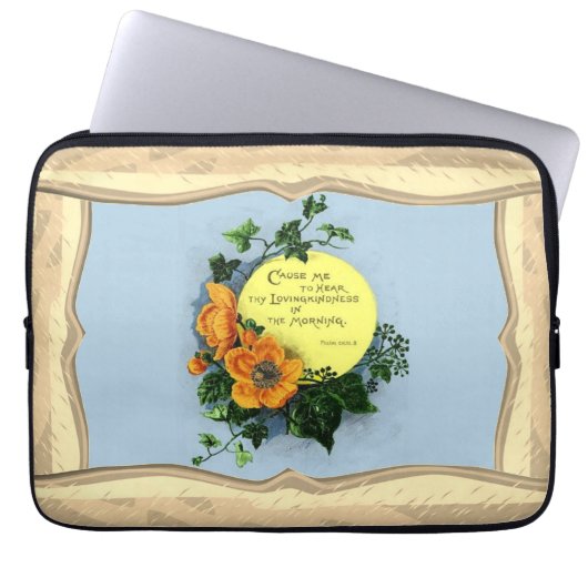 Ze houden van 's morgens. laptop sleeve (Voorkant)