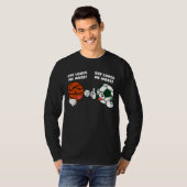 Ze houdt meer van mij Basketball Soccer Player T-shirt (Voorkant volledig)