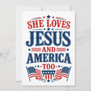 Ze houdt ook van Jezus en Amerika Kaart