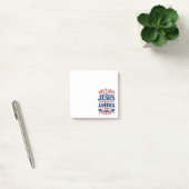 Ze houdt ook van Jezus en Amerika Post-it® Notes (Kantoor)
