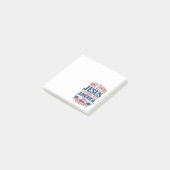 Ze houdt ook van Jezus en Amerika Post-it® Notes (Schuin)