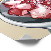 Ze houdt van koken en ze houdt van promo eten poster (Hoek)