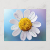 "Ze houdt van me" Daisy Briefkaart (Voorkant)