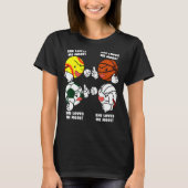 Ze houdt van me meer Softball Soccer Basketball Vo T-shirt (Voorkant)