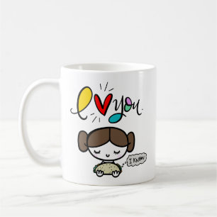 Ze houdt van Tacos, met de hand geschreven Koffiemok