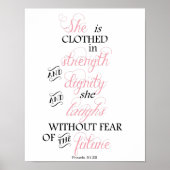 Ze is afgedekt in Sterke Borstkanker Poster (Voorkant)