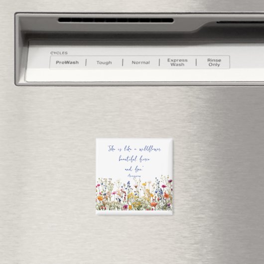 Ze is als een wilde bloem magneet (Insitu (Vaatwasser))